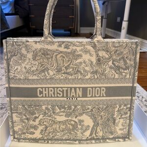 Dior Luxurious White and Gold Bag